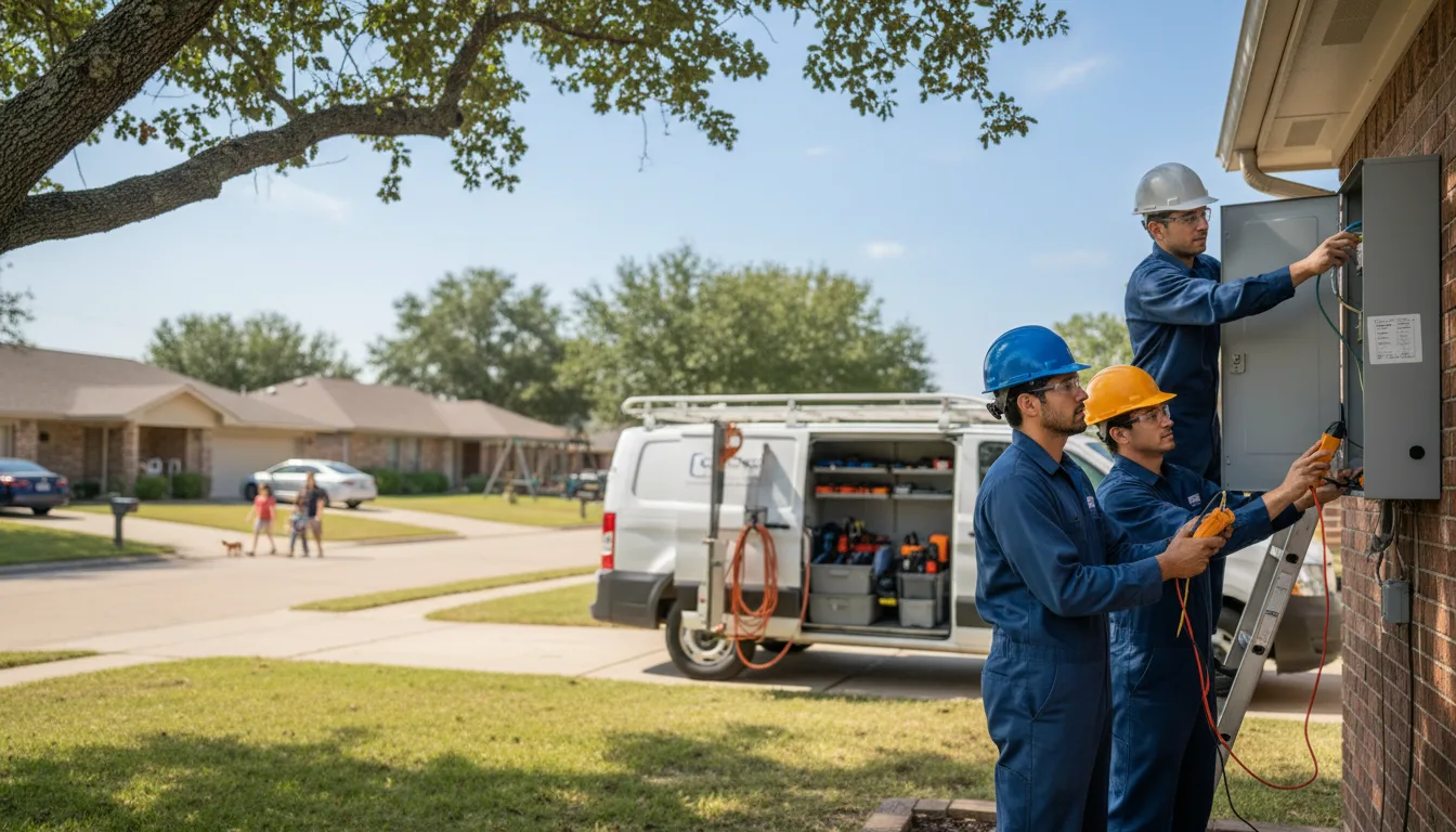 Certified electrician providing emergency electrical services in Wing, ND